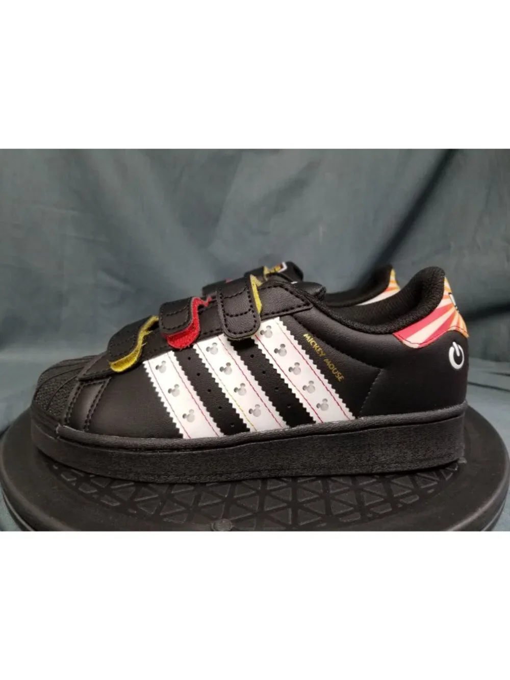 Adidas Superstar (PS) LED Lights Disney Mickey Mouse Kids Size 2.5 NEW NO BOX!